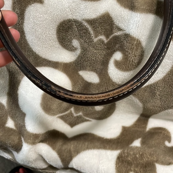 Dooney & Bourke Signature Print Satchel - Picture 6 of 15